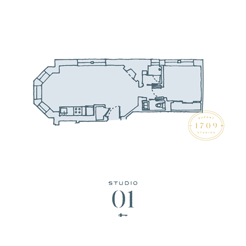 Studio 01 Floorplan
